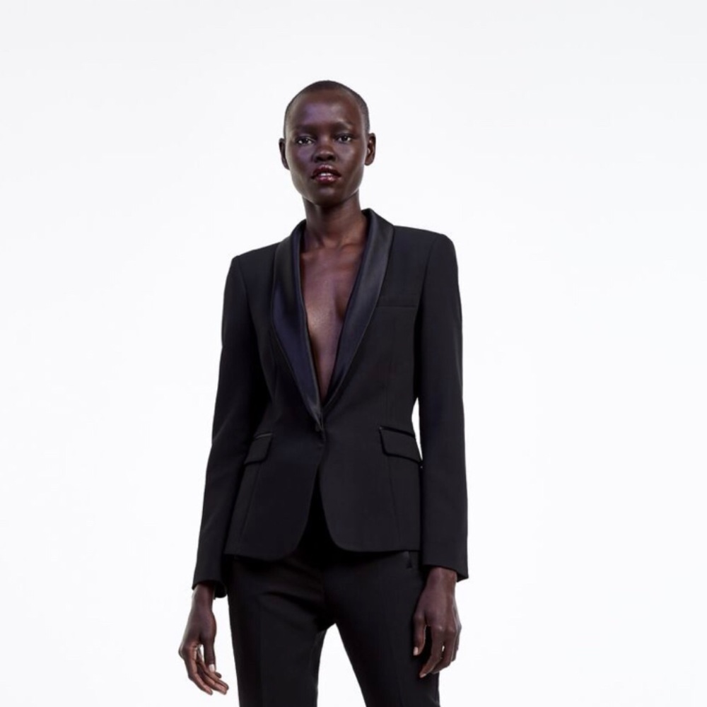 Zara Tuxedo Jacket with lapel